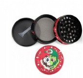 Herb Grinder 4 Piece Grinder 2.5 Inches Mario Herb Grinder Spice Grinder Zinc Alloy Grinder for Herbs with Pollen Catcher