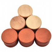 3-layer Grinder Natural Wooden Tobacco Spice Hand Herb Crusher for Smoking