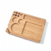 Multifunction Wood Tobacco Smoking Rolling Tray