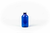 4 Oz Blue Oval Bottles /w Oral Adapters