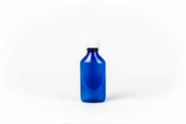 6 Oz Blue Oval Bottles /w Oral Adapters