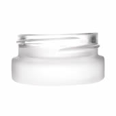 Translucent Frosted Glass Concentrate Container Jar 2ml